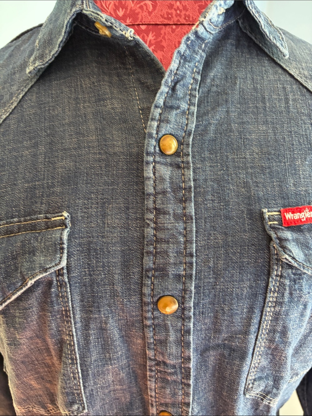 Wrangler snap up  shirt - Picture 2 of 9